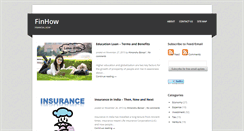 Desktop Screenshot of finhow.com