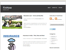 Tablet Screenshot of finhow.com